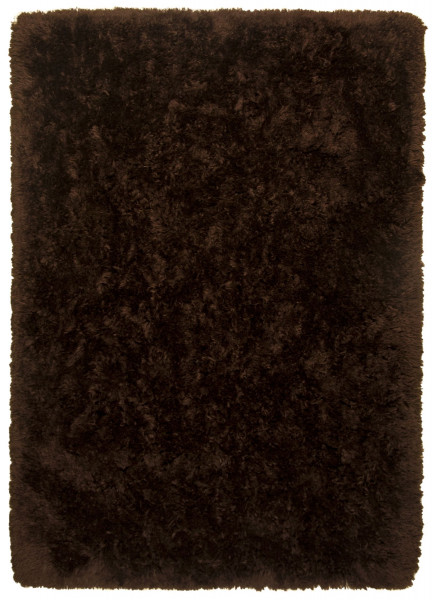 Teppich FLOCATIC braun in braun