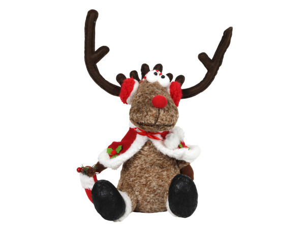 Dekofigur RENTIER in mehrfarbig aus Polyester