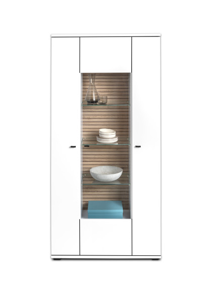 Vitrine LIVIN ROVIGO in weiß aus MDF