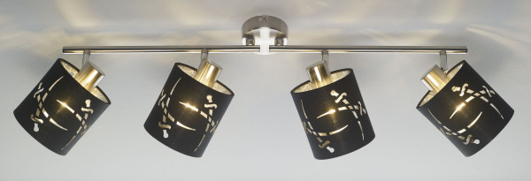 Spotleiste SANSIBAR ARCHSUM in schwarz aus Metall