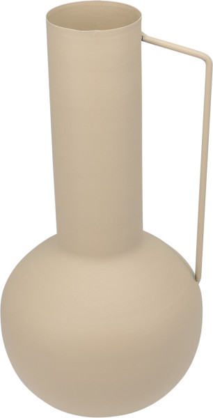 Vase in sand aus Zink