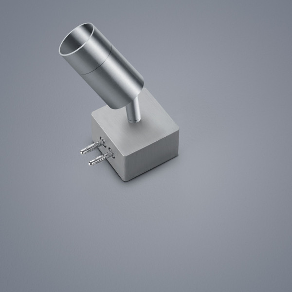 Strahler Endstück VIGO LED in Nickel aus Aluminium