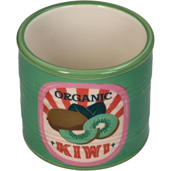 Pflanzgefäß KIWI in grün aus Dolomit
