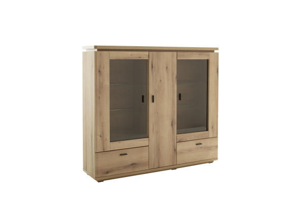 Highboard HARPER MERAN in Eiche aus Dekor