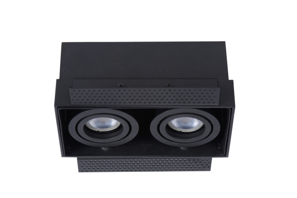 Einbauleuchte TRIMLESS in schwarz aus Aluminium