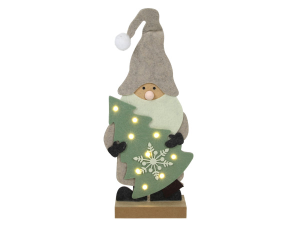 Dekofigur ZWERG in mehrfarbig aus Filz