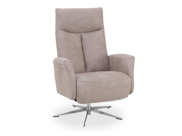Relaxsessel 8026 in grau aus Stoff