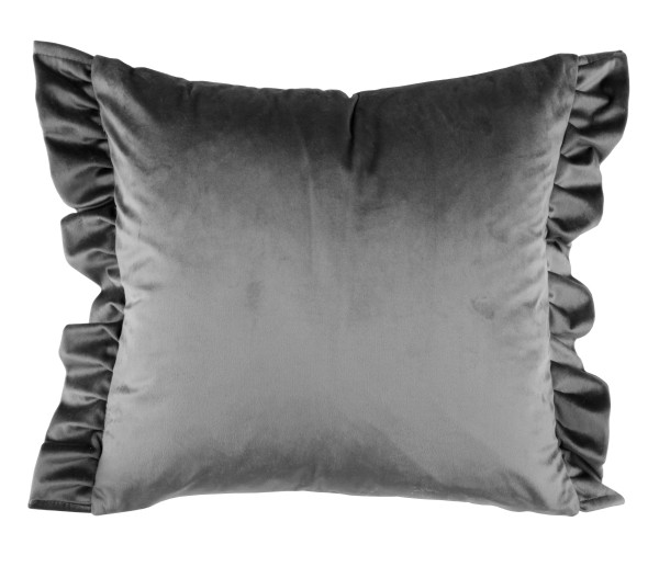 Kissenhülle ROSSIE grau in grau aus Polyester
