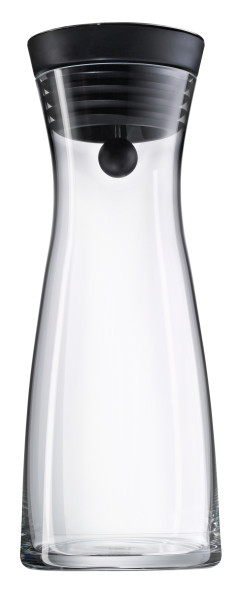 Wasserkaraffe WMF BASIC schwarz in transparent aus Glas