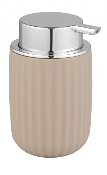 Seifenspender AGROPOLI in beige aus Kunststoff