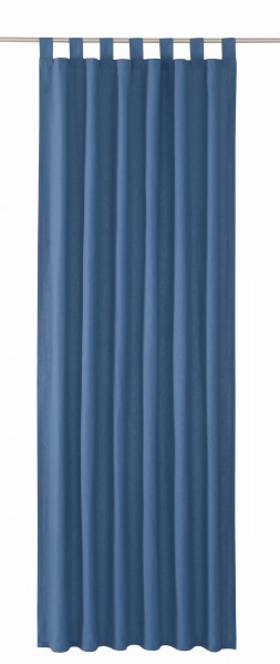 Schlaufenvorhang TOM TAILOR in jeans aus Baumwolle