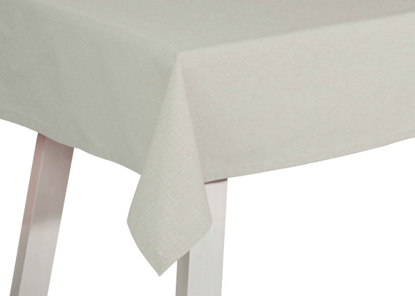 Tischdecke FARO in silberfarben aus Mischgewebe