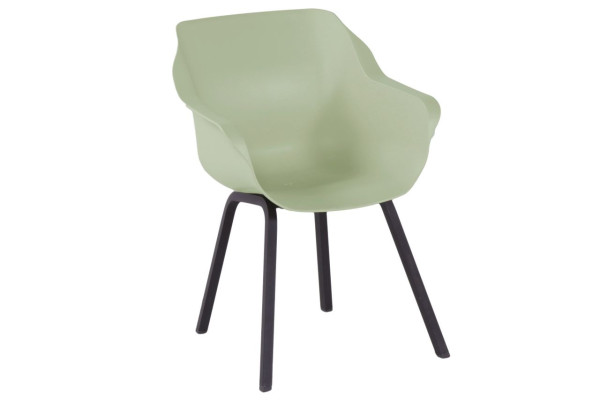 Gartenstuhl SOPHIE in grün aus Kunststoff