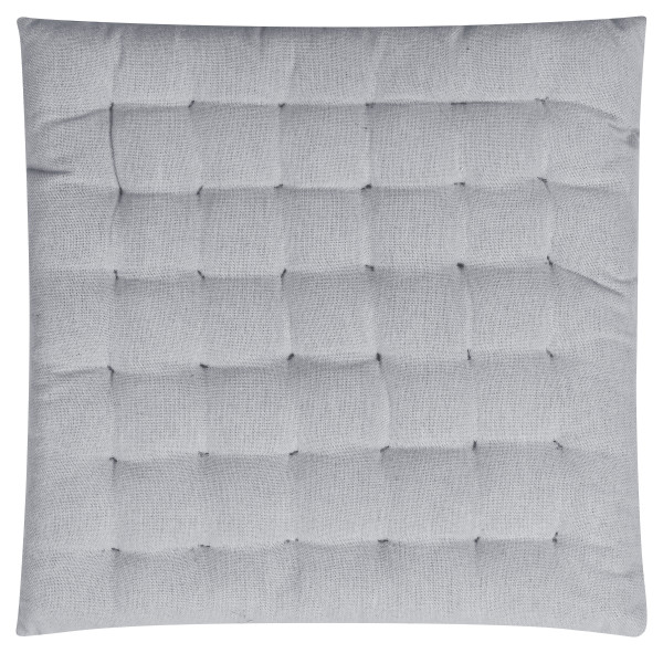 Sitzkissen FREYA grau aus Baumwolle