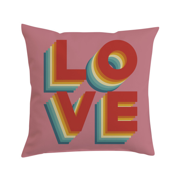 Kissen LOVE aus Polyester