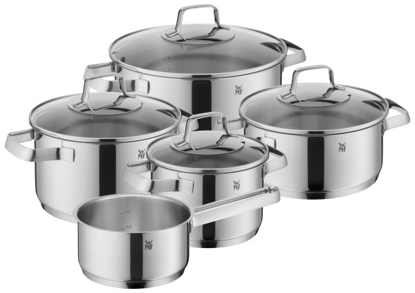 Topf-Set WMF Belmonte in silberfarben aus Metall