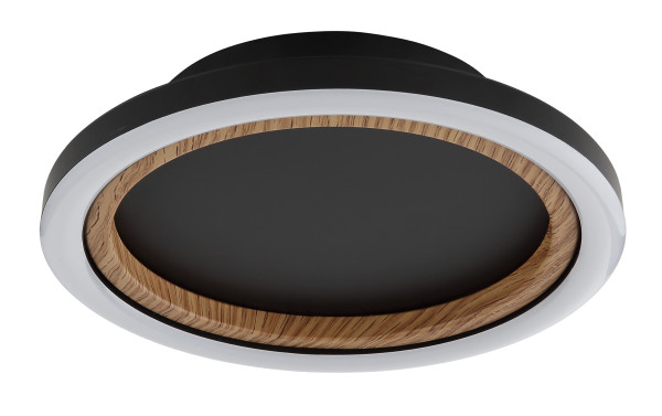 Deckenleuchte DAKARI I in schwarz aus Metall