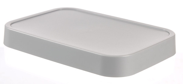 Deckel INFINTY RECYCLING in grau aus Polypropylen