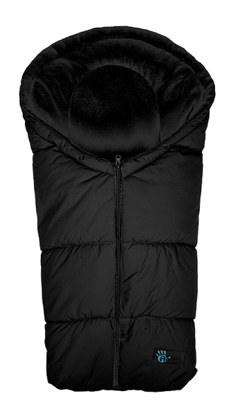 Winterfußsack ACTIVE in schwarz aus Stoff