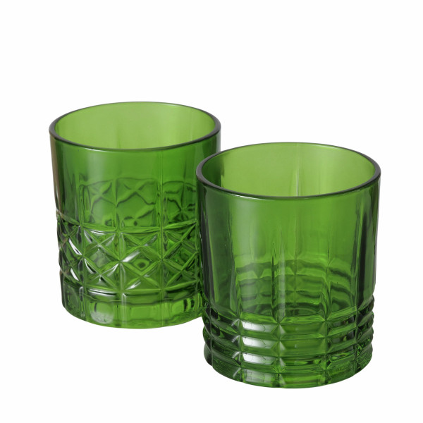 Trinkglas WHISKEY grün