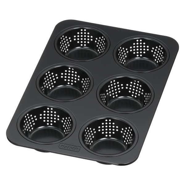 Brötchenform KAISER INSPIRATION in schwarz aus Metall