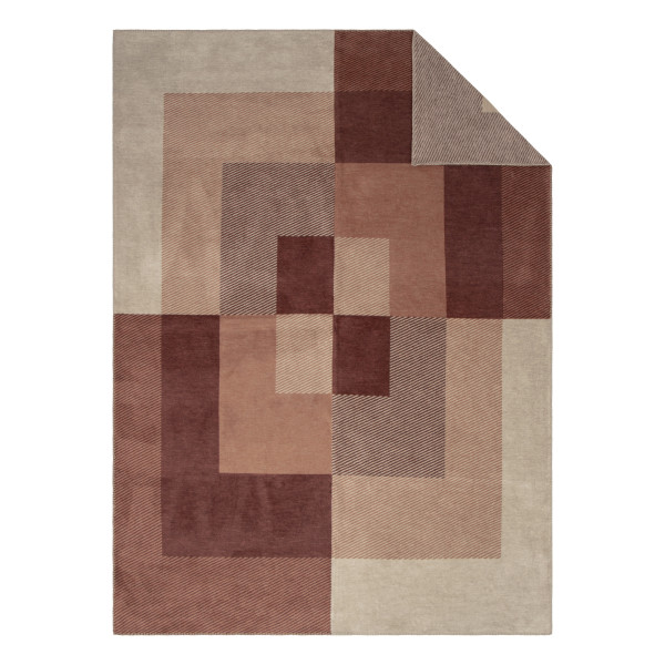 Wohndecke SINTRA in beige-braun aus Mischgewebe