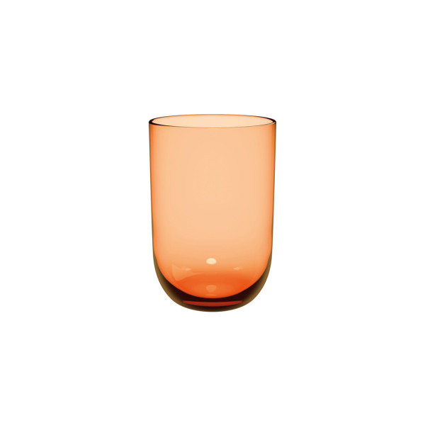 Wassergläser-Set Like in orange aus Glas