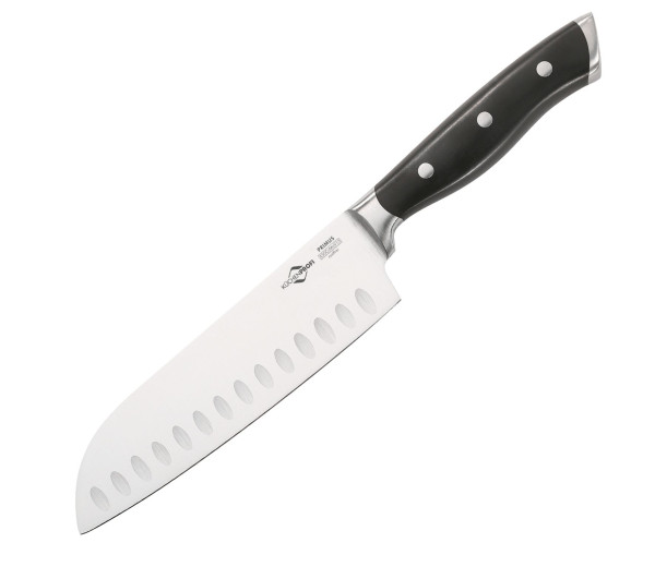 Santokumesser KÜCHENPROFI PRIMUS in schwarz aus Stahl
