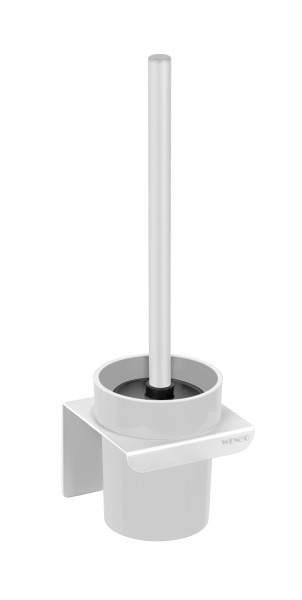 WC-Bürste LIZAN weiß in weiß aus Materialmix