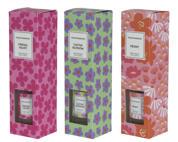 Raumduft FLOWER in mehrfarbig aus Glas