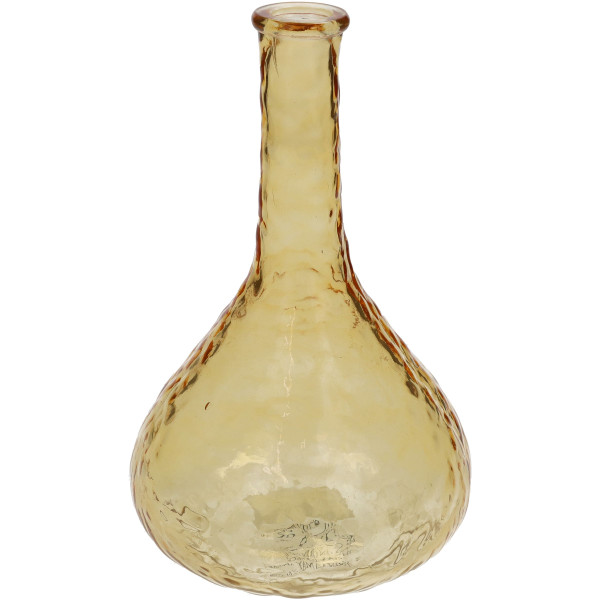 Vase RECYCLED braun in braun aus Glas