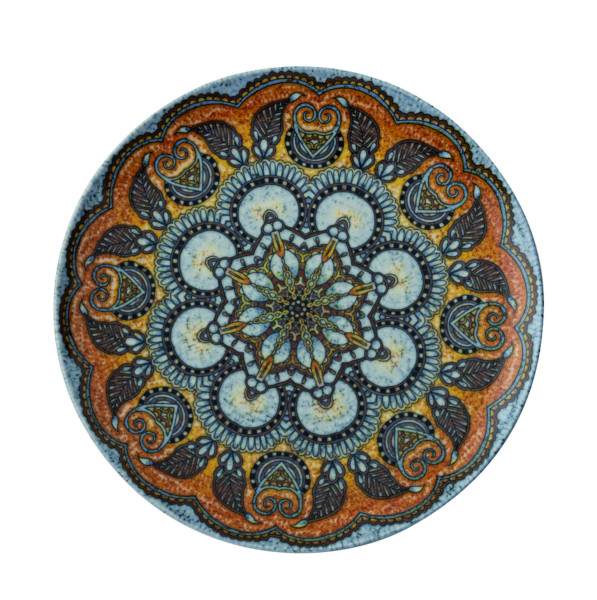 Speiseteller Arthur Krupp MANDALA B aus Porzellan