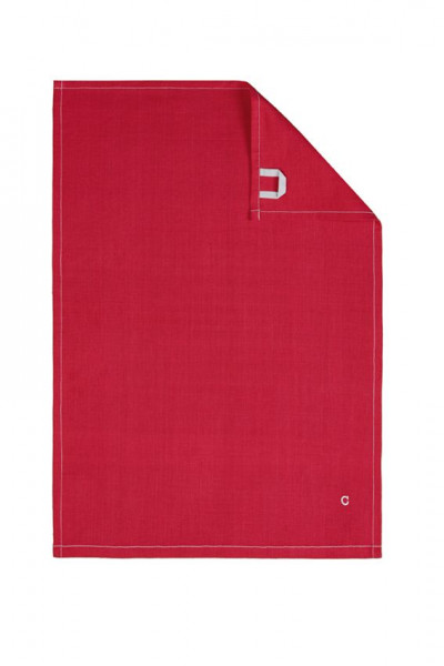 Geschirrtuch SOLID UNI in bordeaux aus Baumwolle