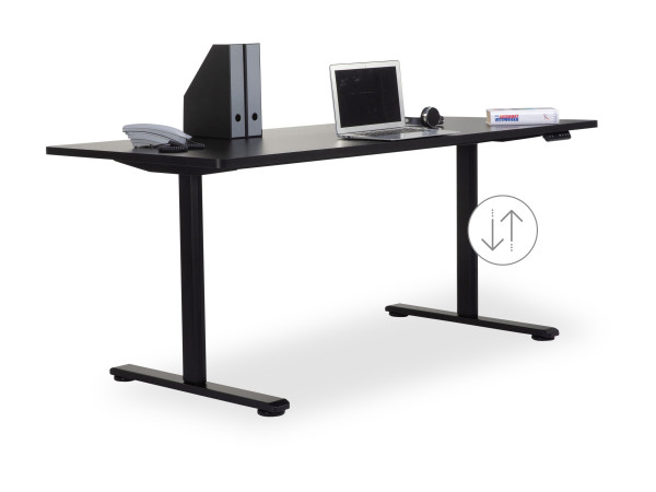 Schreibtisch HARPER ASTANA in schwarz