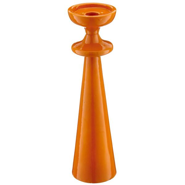Teelichthalter in curry aus Aluminium