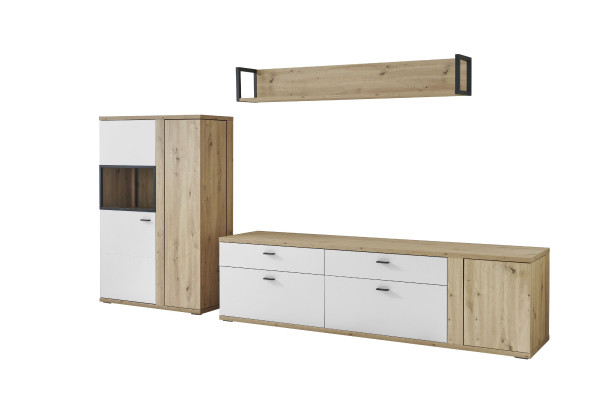 Wohnwand HARPER IBIZA in Eiche aus Dekor