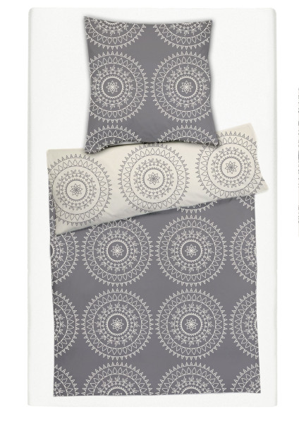 Bettwäsche MANDALA in mehrfarbig aus Polyester