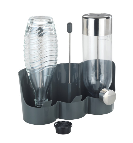 Flaschenhalter FILIA in mehrfarbig aus Materialmix