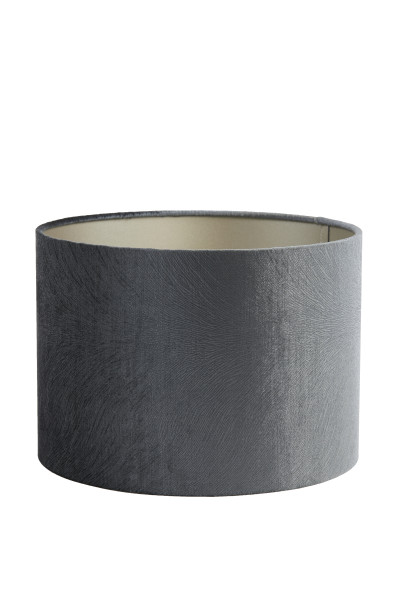Lampenschirm LUBIS in grau aus Stoff