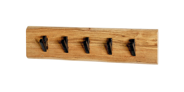 Wandgarderobe in mehrfarbig aus Materialmix