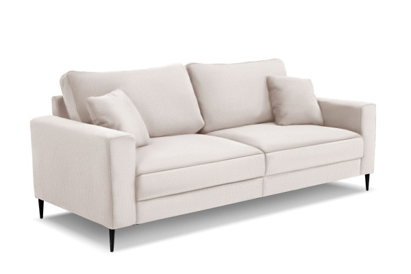 Sofa 3 Sitzer BELMIRA in rosa aus Stoff
