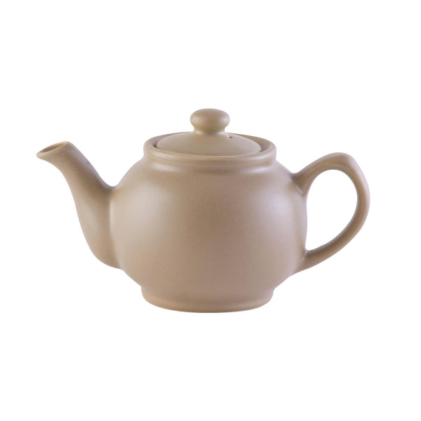 Teekanne Price & Kensington taupe matt in taupe aus Steingut