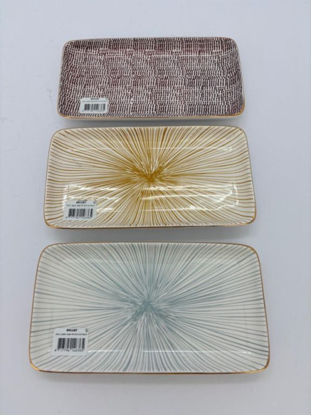 Servierplatte ALESSIO in mehrfarbig aus Porzellan