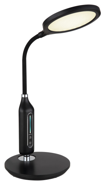 Tischleuchte LED FRUGGY schwa. in schwarz aus Materialmix