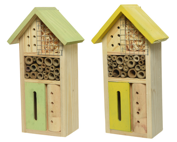 Insektenhotel NATURE in mehrfarbig aus Holz