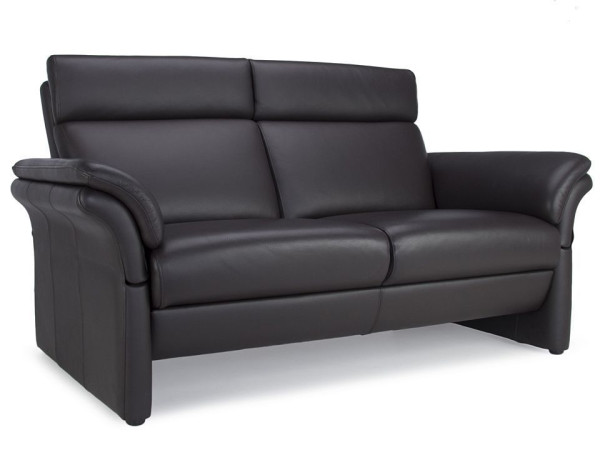 Sofa 2 Sitzer GOMERA in dunkelbraun aus Leder