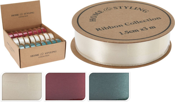 Geschenkband in mehrfarbig aus Polyester