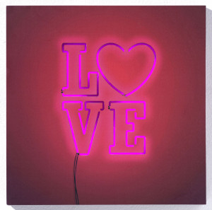 Bild LED LOVE Bild LED LOVE