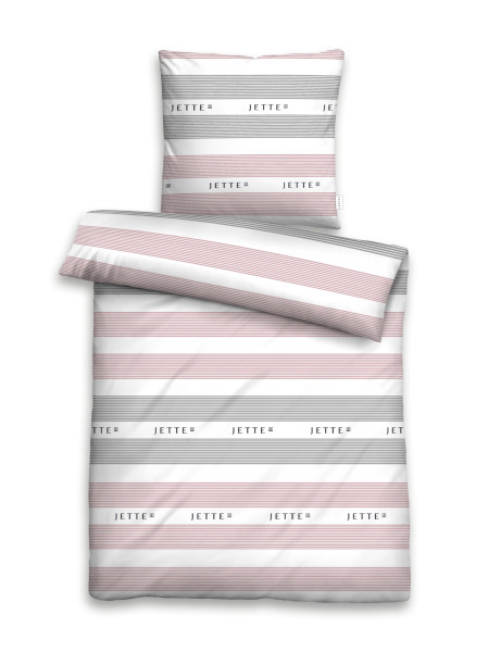 Bettwäsche Satin SOPO in weiß aus Baumwolle