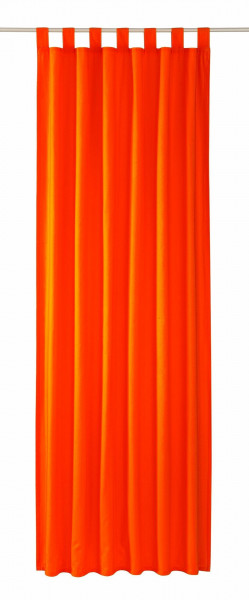 Schlaufenvorhang TOM TAILOR in orange aus Baumwolle